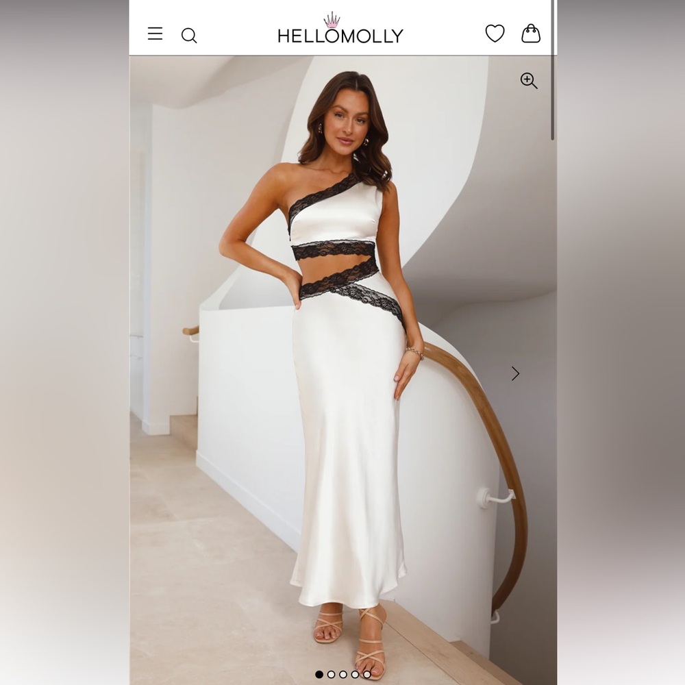 INTRICATE LOVE SATIN MAXI DRESS CHAMPAGNE